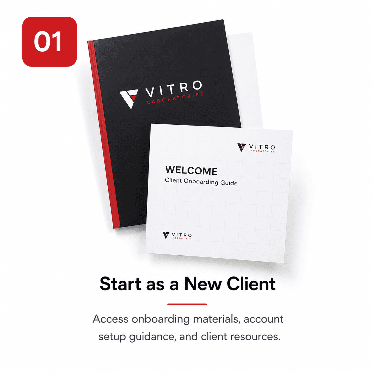 Start as a new client with Vitro onboarding materials